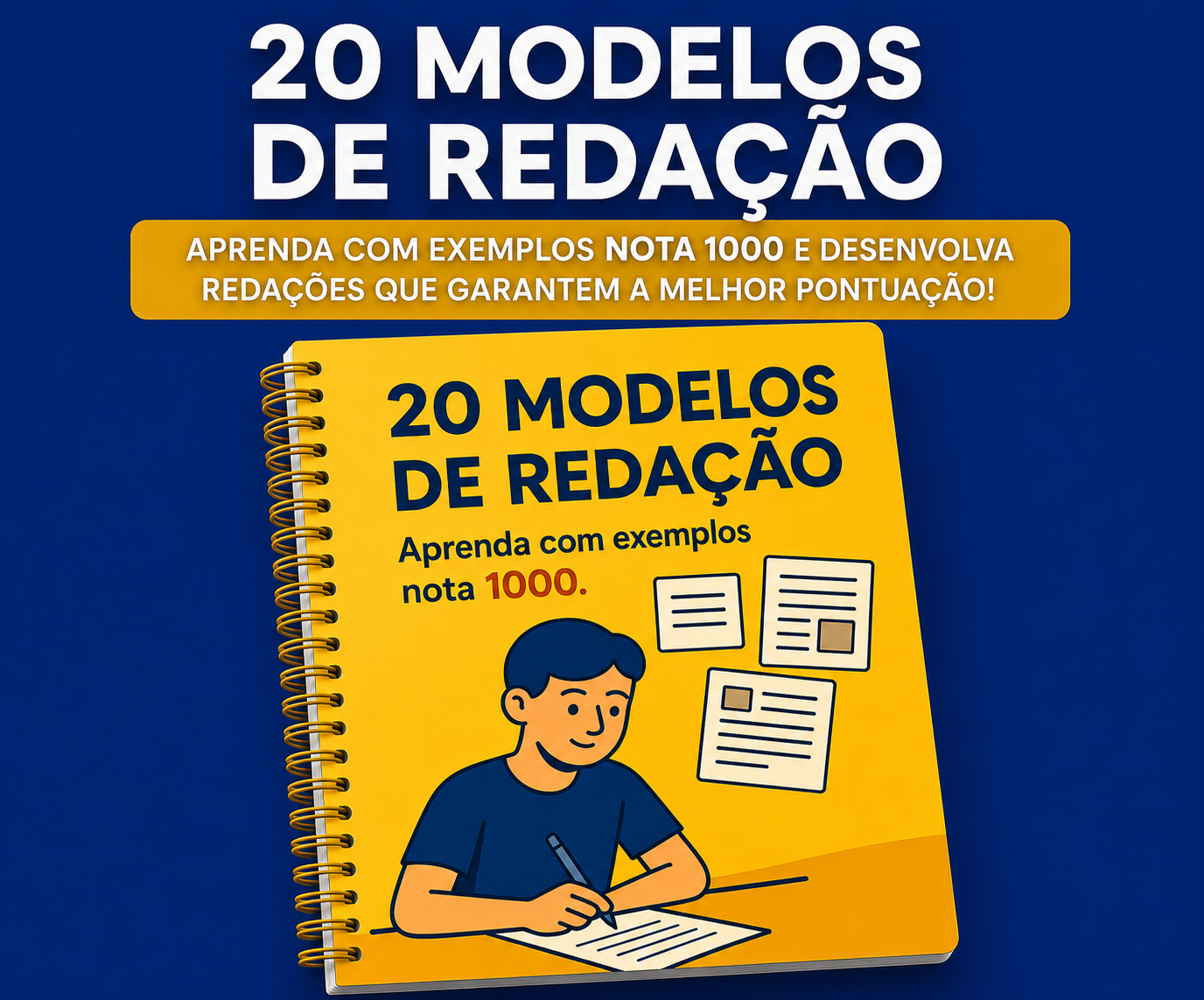 Bônus #5 — 20 Modelos de Redação Nota 1000